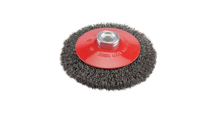 Silverline 763625 Brosse biseautée à fils d'acier ondulés - 115 mm 3 Silverline 763625 Brosse biseautée à fils d'acier ondulés - 115 mm