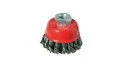 Silverline 733234 Brosse boisseau à fils d'acier torsadés - 65 mm