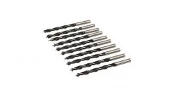 Silverline 425714 Forets à pointe et double tranchant, 10 pcs - 6 mm, 10 pcs