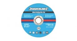 Silverline 349754 Disques plats à tronçonner le métal, 10 pcs - 125 x 3 x 22,23 mm