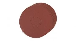 Silverline 273151 Lot de 10 disques auto-agrippants perforés 225 mm - Grain 120, 225 mm