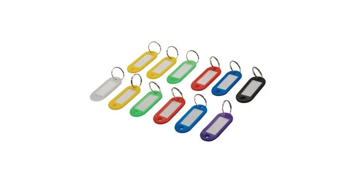 Silverline 844160 Porte-clés à étiquettes de couleurs assorties, 12 pcs - 12 pcs 3 Silverline 844160 Porte-clés à étiquettes de couleurs assorties, 12 pcs - 12 pcs