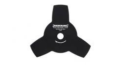 Silverline 633965 Lame 3 dents pour débroussailleuse - Diamètre de 254 mm, alésage de 25,4 mm