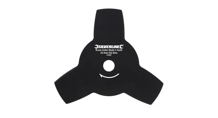 Silverline 633965 Lame 3 dents pour débroussailleuse - Diamètre de 254 mm, alésage de 25,4 mm 3 Silverline 633965 Lame 3 dents pour débroussailleuse - Diamètre de 254 mm, alésage de 25,4 mm