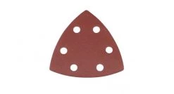 Silverline 264949 Feuilles abrasives triangulaires auto-agrippantes 90 mm, 10 pcs - Grain 240