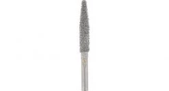 Dremel 2615993132 - Fraise en carbure de tungstène à dents structurées à bout fléché 6,4 mm
