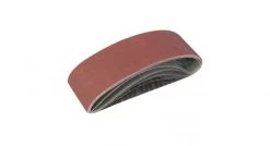 Silverline 310680 Bandes abrasives 75 x 533 mm, 5 pcs - Grains : 40, 60, 2 x 80 et 120