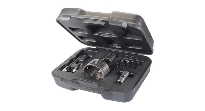 Silverline 633523 Scies trépans TCT, coffret 9 pcs - 30, 50 et 110 mm 3 Silverline 633523 Scies trépans TCT, coffret 9 pcs - 30, 50 et 110 mm