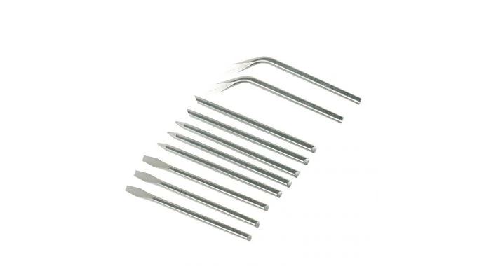 Silverline 675071 Pannes de fer à souder, 10 pcs - 40 W 3 Silverline 675071 Pannes de fer à souder, 10 pcs - 40 W
