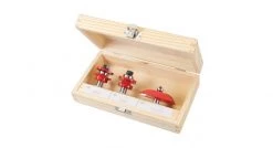 Silverline 793749 Fraises TCT pour portes à panneaux 1/2", 3 pcs - 1/2"