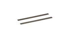 Silverline 125629 Fers de rabot en carbure de tungstène, 2 pcs - 82 x 5,5 x 1,1 mm