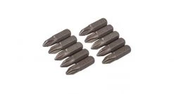 Silverline SB204 10 embouts Phillips chrome-vanadium - PH2