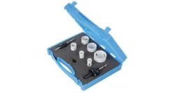 Silverline 273220 Coffret d'électricien scies-cloches bi-métal 9 pcs - ø 18 - 51 mm