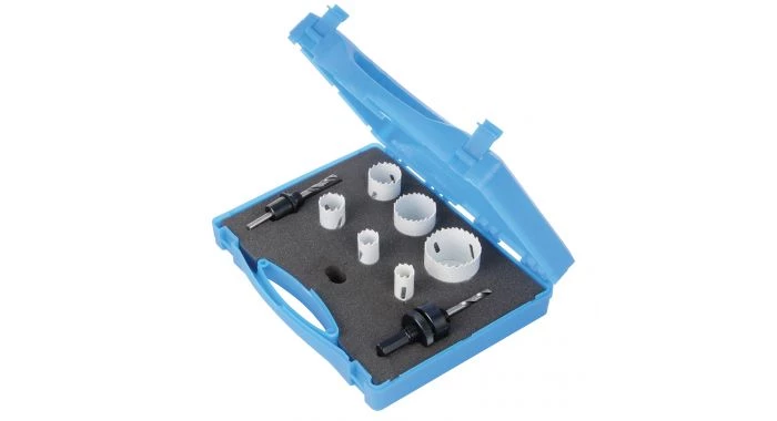 Silverline 273220 Coffret d'électricien scies-cloches bi-métal 9 pcs - ø 18 - 51 mm 3 Silverline 273220 Coffret d'électricien scies-cloches bi-métal 9 pcs - ø 18 - 51 mm