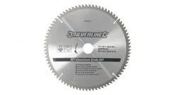 Silverline 456915 Lame TCT pour aluminium, 80 dents - 250 x 30 - bagues de 25, 20 et 16 mm