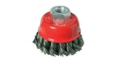 Silverline 486937 Brosse boisseau à fils d'acier torsadés - 100 mm