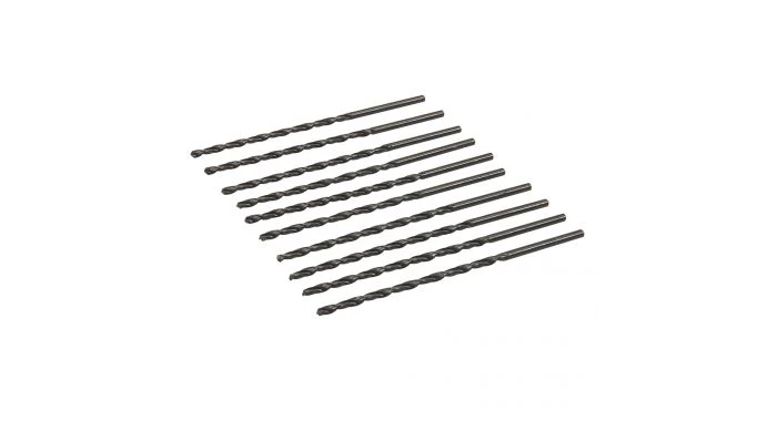 Silverline 675042 Mèches métriques longues en acier rapide HSS-R, 10 pcs - 3,0 x 100 mm 3 Silverline 675042 Mèches métriques longues en acier rapide HSS-R, 10 pcs - 3,0 x 100 mm
